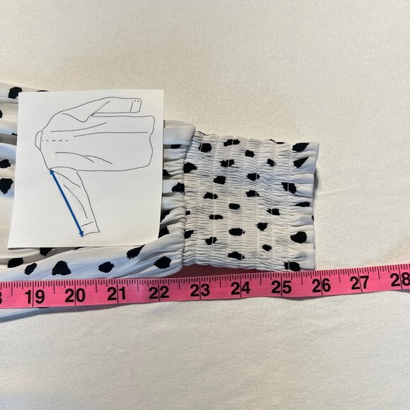 Jones & Co. Jones New York Polka Dot Blouse, Size L Feminine & Classic Preppy - Picture 7 of 10